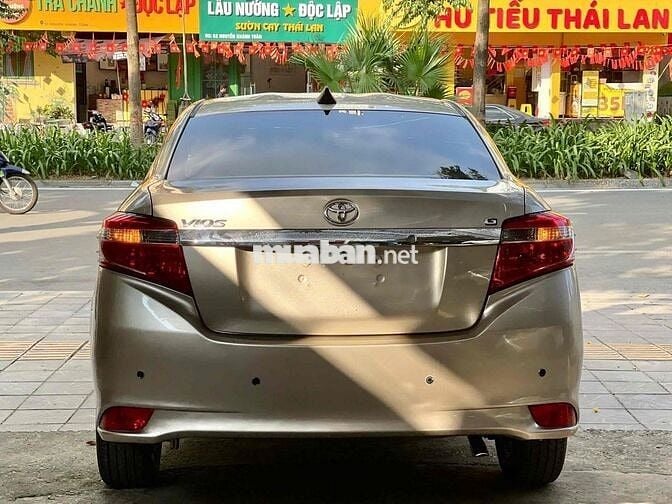 Toyota Vios 1.5G sx 2016 màu vàng cát đẹp