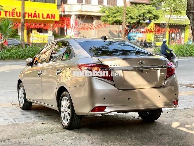 Toyota Vios 1.5G sx 2016 màu vàng cát đẹp