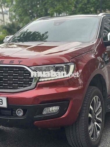 Ford Everest Titanium 2.0L 4x4 sx 2021 màu đỏ