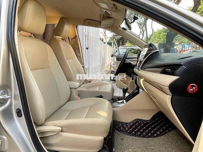 Toyota Vios 1.5G sx 2016 màu vàng cát đẹp