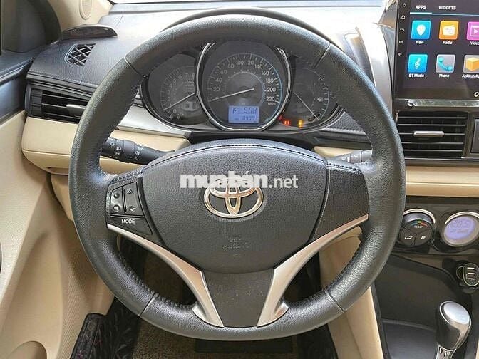 Toyota Vios 1.5G sx 2016 màu vàng cát đẹp