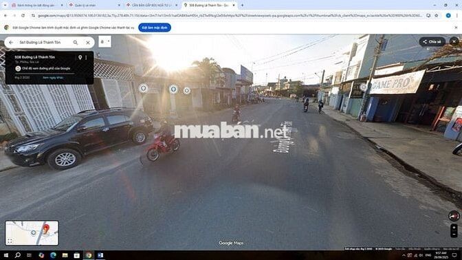 BÁN ĐẤT MẶT TIỀN LÊ THÁNH TÔN_NGÃ TƯ LÂM NGHIỆP_KHÔNG QUA TRUNG GIAN