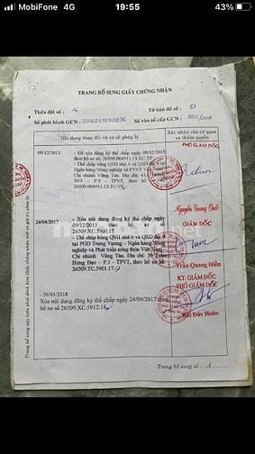 Nhà bán 49,5m2, 4 phòng ngủ, bãi sau đường Thùy Vân, TP Vũng Tàu