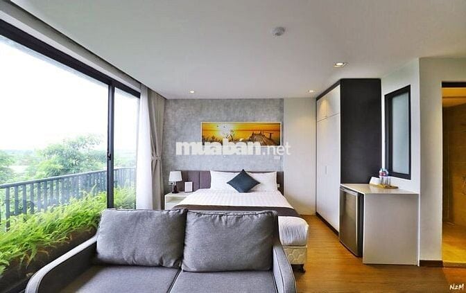 Cho Thuê Căn Hộ Dịch Vụ Studio Cao Cấp 35m² Âu Cơ Tây Hồ Hà Nội