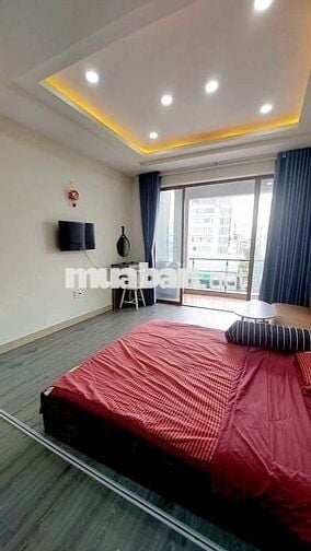 1PN RỘNG 40M2 - UNG VĂN KHIÊM,P25,BÌNH THẠNH - BAN CONG,FULL NỘI THẤT