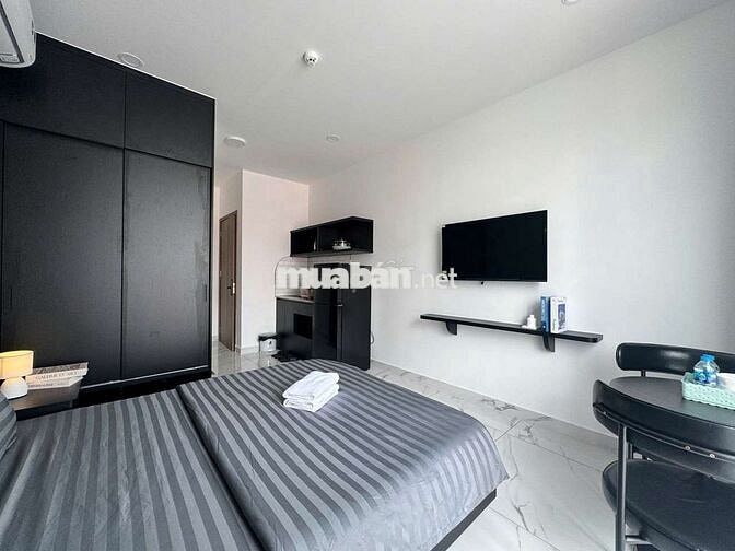 ✅️Căn Hộ Studio 40m2 Full Nội Thất Gần Landmark81, Bason, Cầu Sài Gòn