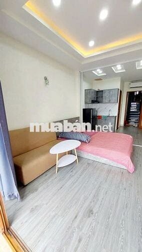 1PN RỘNG 40M2 - UNG VĂN KHIÊM,P25,BÌNH THẠNH - BAN CONG,FULL NỘI THẤT