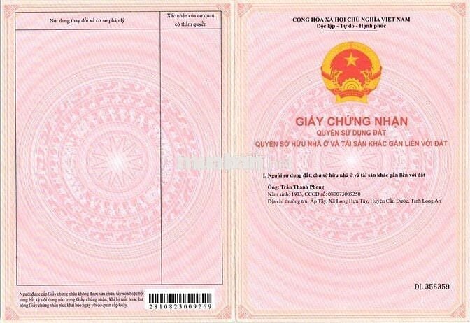 Chính Chủ Bán Gấp Đất Mặt Tiền Lớn TT Cần Đước
