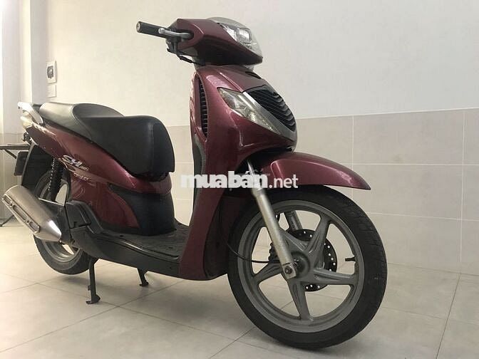 Xe Honda Sh ý 2008 màu đỏ mận chín, bảng số đẹp.