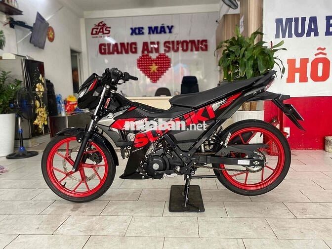 Suzuki Satria 150 đk 2020 màu đỏ đen BSTP
