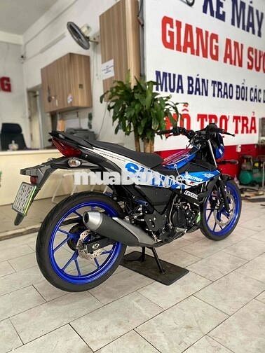 Suzuki Satria 150 đk 2023 màu xanh bạc BSTP