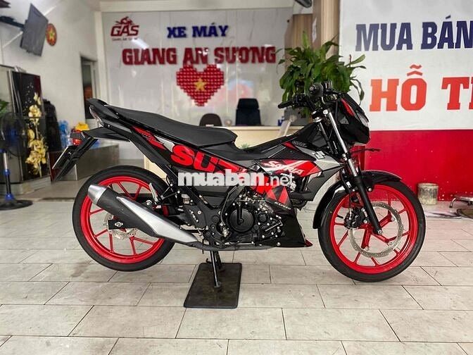 Suzuki Satria 150 đk 2020 màu đỏ đen BSTP