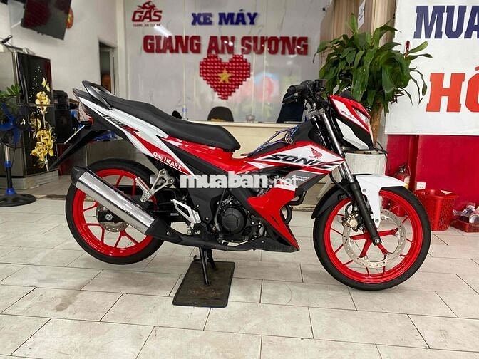 Honda Sonic 150 đk 2023 màu đỏ trắng BSTP