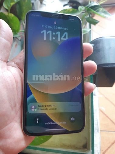 Bán iphone X256G màu trắng quốc tế zin 