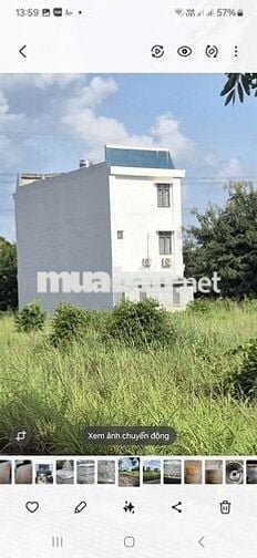 Bán 196 m2 đất, full thổ, Bến Cát, mặt tiền Hùng Vương, sổ hồng riêng.