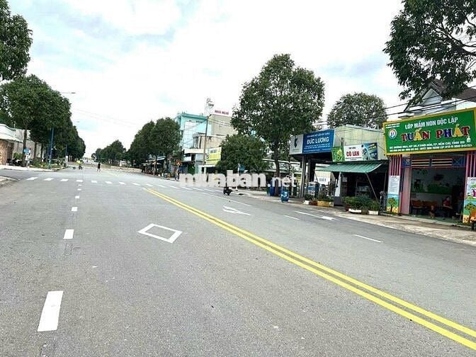 Đất Mỹ Phước 3, mặt tiền đường nhựa 25m, thích hợp kinh doanh buôn bán
