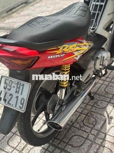 ✅Wave Rs 2007, Bs: 59H1-44219  ✅xe máy zin, đồ zin