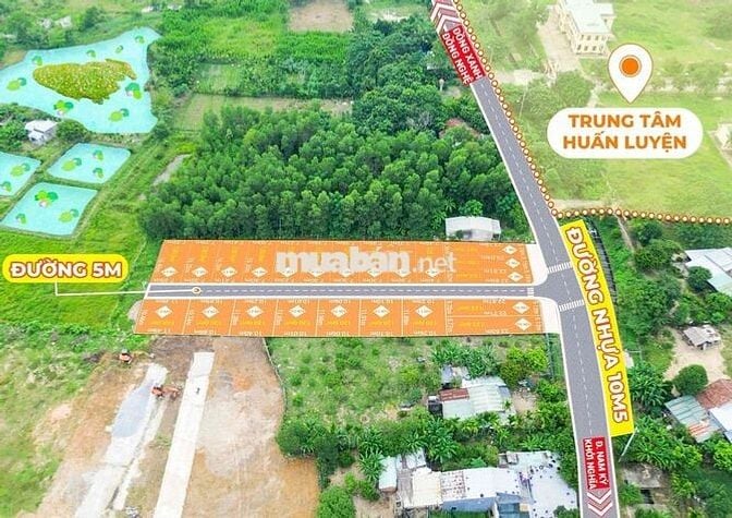 2 LÔ LIỀN KỀ MẶT TIỀN ĐƯỜNG NHỰA 5M5,10M5 CÁCH SÂN BAY ĐÀ NẴNG 10KM