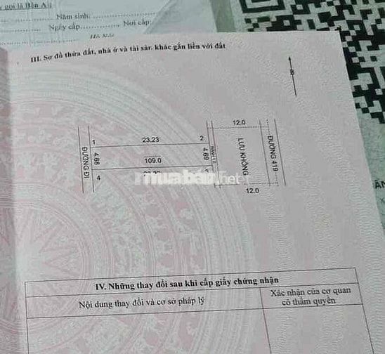 109m mặt đường đại yên, kinh doanh bất chấp mọi mặt hàng 🎉🎉  ✅ Cách bế