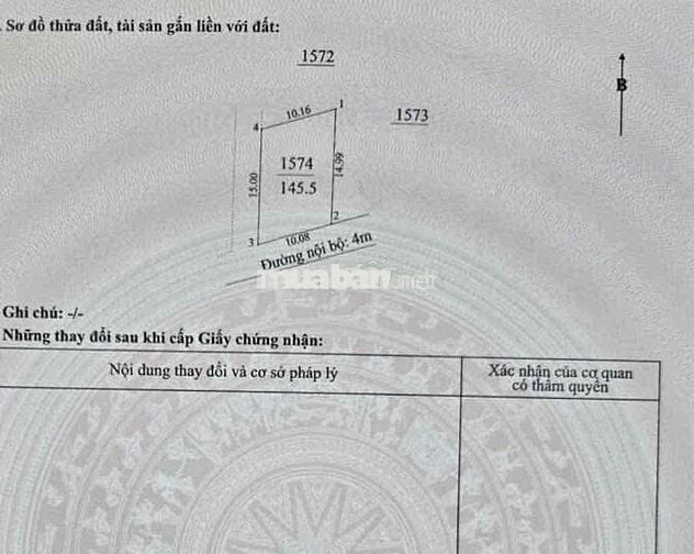 cần bán lô đất bình hoà 09 góc 2MT DT 145m2