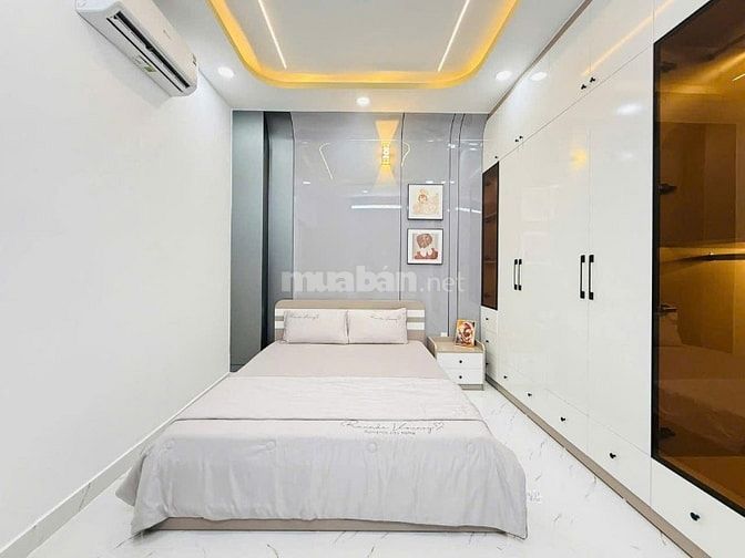 Bán nhà phạm văn chiêu, Gò Vấp. 7 tỷ 600tr. 1trệt, 3lầu, 4PN 