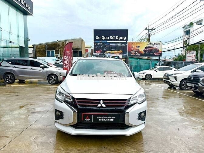 Mitsubishi Attrage CVT 2020 Trắng - Odo 66.000km