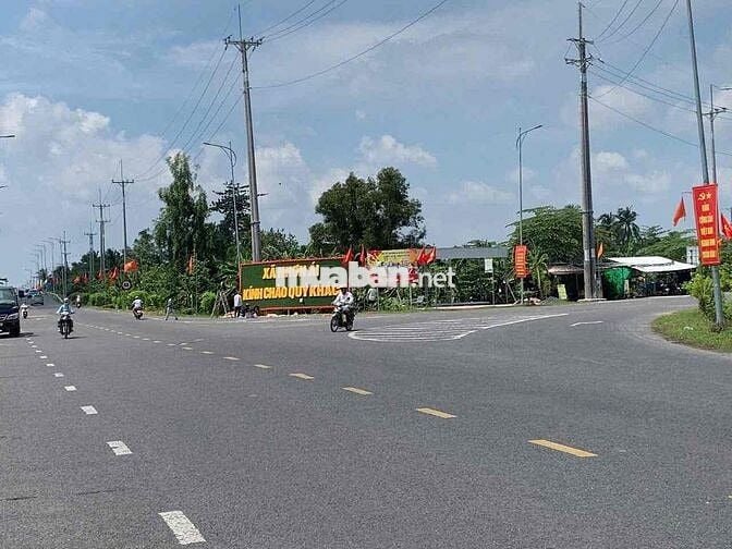 GIẢM 100 TRIỆU BÁN  MẶT TIỀN TỈNH LỘ 932 TĐC NHƠN NGHĨA