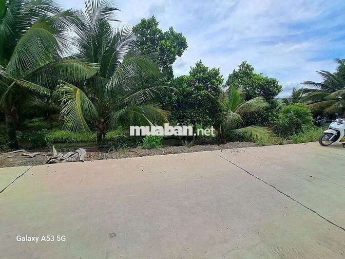 Đất vườn dt 2190m giá 2tỷ350.mặt tiền đường bê tông 4m.thạnh hòabếnlức