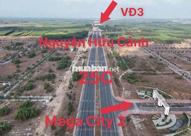 MEGA CITY 2 ĐẤT NỀN DỰ ÁN DIỆN TÍCH 110m2, NHƠN TRẠCH ĐỒNG NAI, Đường