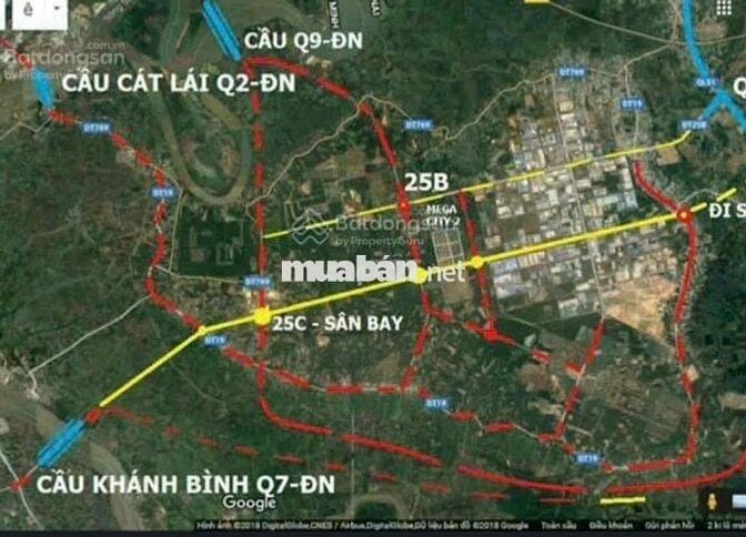 MEGA CITY 2 ĐẤT NỀN DỰ ÁN DIỆN TÍCH 110m2, NHƠN TRẠCH ĐỒNG NAI, Đường