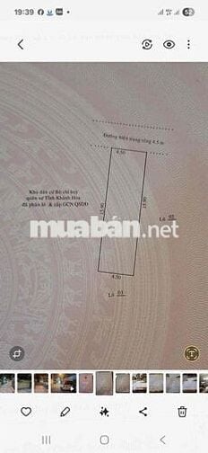 Cần bán lô đất đường bê tông 4.5m Phạm Tu ( phường vĩnh hải cũ) Bắc Nh