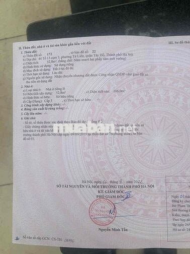 Bán nhà Tứ Liên – Tây Hồ | Ngõ ô tô, sổ hồng, giá 12.9 tỷ
