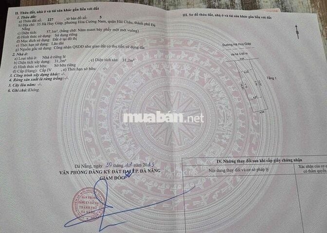 Bán nhà c4 Mặt tiền 5m5 lề 3m Hà Huy giáp giá rẻ