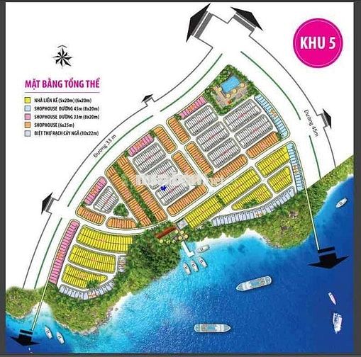 cần bán lô đấy 2 mặt tiền khu 5 ngã tư