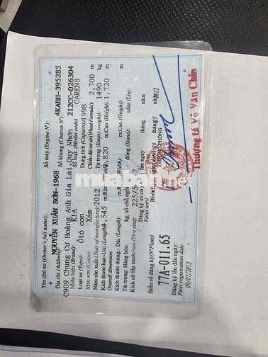 Carens bản full 2.0 cửa sổ trời ghế điện 2012