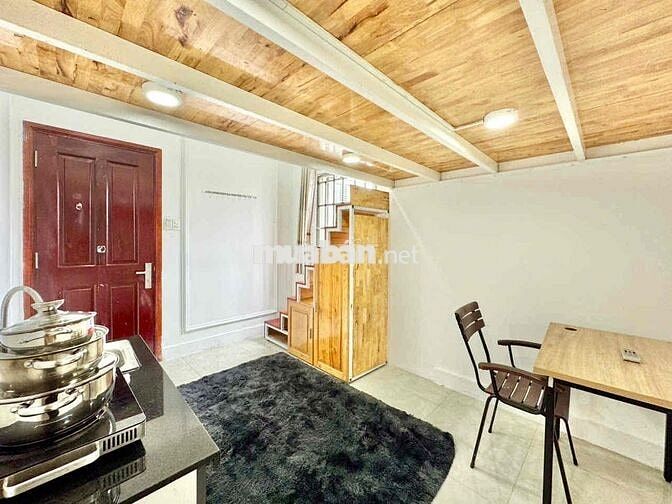 Ở NGAY! PHÒNG DUPLEX CỬA SỔ ĐÓN GIÓ GẦN CV LÀNG HOA GV CÓ THANG MÁY