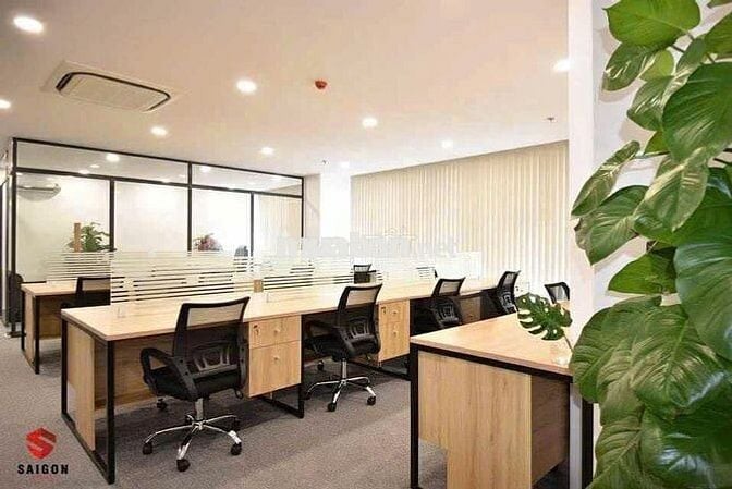 Cho thuê văn phòng có lễ tân - rộng rãi - thuận tiện di chuyển q4,1,8