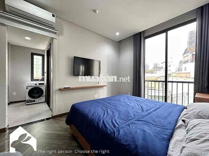 CĂN HỘ 1PN BANCOL RỘNG QUÂNN CẦU GIẤY CHO THUÊ FULL NT MỚI XÂY 100%