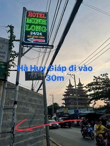 Bán nhà mặt tiền Thạnh Lộc 49, Quận 12, 7,5x20m, full thổ cư, 7 tỷ 800