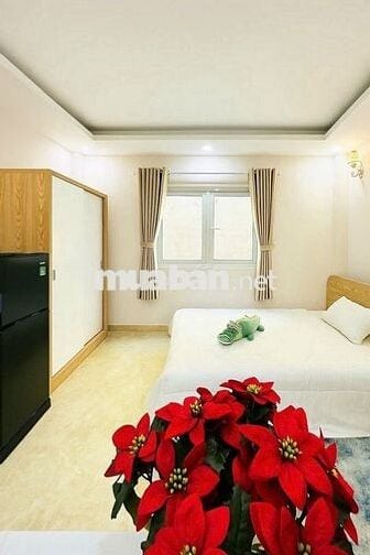 CHO THUÊ CĂN HỘ STUDIO ĐẦY ĐỦ NỘI THẤT CỬA SỔ THOÁNG NƠ TRANG LONG, BT