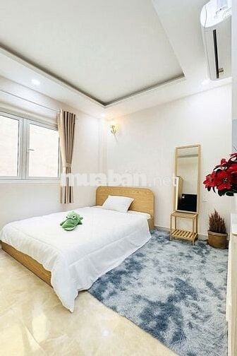 CHO THUÊ CĂN HỘ STUDIO ĐẦY ĐỦ NỘI THẤT CỬA SỔ THOÁNG NƠ TRANG LONG, BT