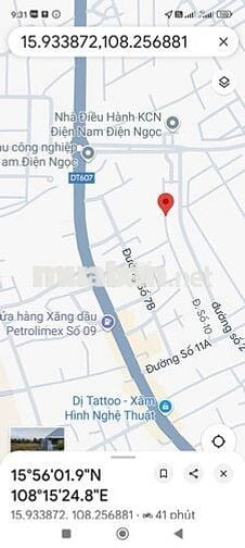 Bán đất sát cổng khu CN điện nam điện ngọc