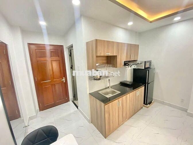 2PN RỘNG 45M2 - NGUYỄN VĂN ĐẬU,P7,BÌNH THẠNH - BAN CONG,FULL NỘI THẤT