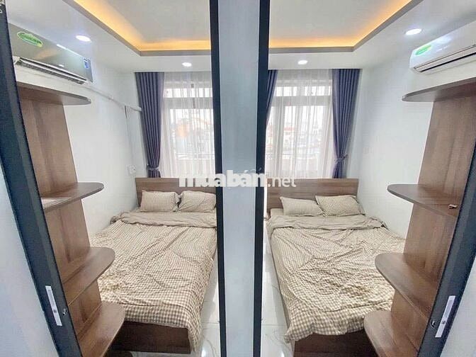 2PN RỘNG 45M2 - NGUYỄN VĂN ĐẬU,P7,BÌNH THẠNH - BAN CONG,FULL NỘI THẤT