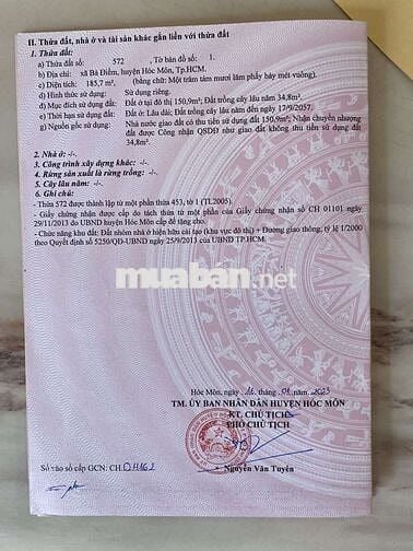 Cần bán đất MT đường Bà Điễm 2 khu dân cư đông . Tiện buôn bán