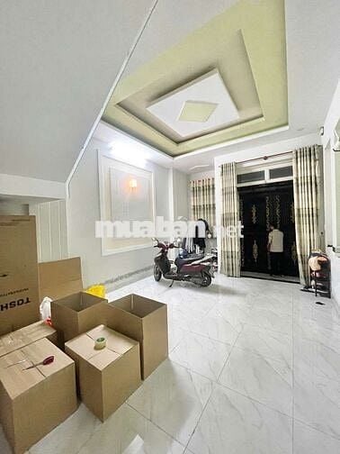 NHÀ 1 TRỆT 2 LẦU TUM SÂN THƯỢNG 4PN