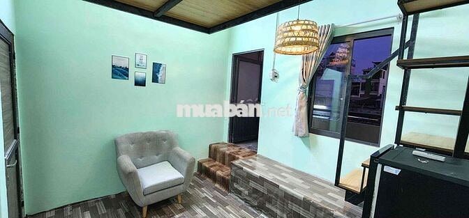CHO THUÊ DUPLEX GIÁ RẺ ĐƯỜNG PHAN VĂN KHOẺ FULL NỘI THẤT BANCOL CỬA SỔ