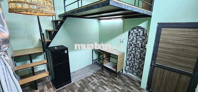 CHO THUÊ DUPLEX GIÁ RẺ ĐƯỜNG PHAN VĂN KHOẺ FULL NỘI THẤT BANCOL CỬA SỔ
