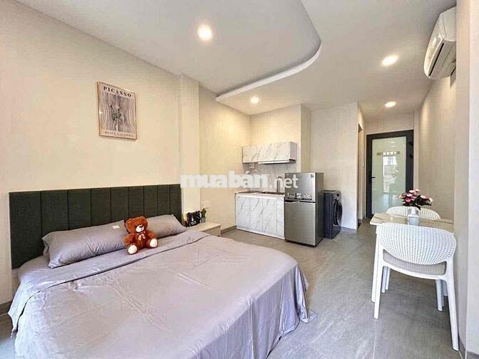 Căn hộ 30m2, ban công lớn, Full nội thất, Phan Đăng Lưu, Bình Thạnh
