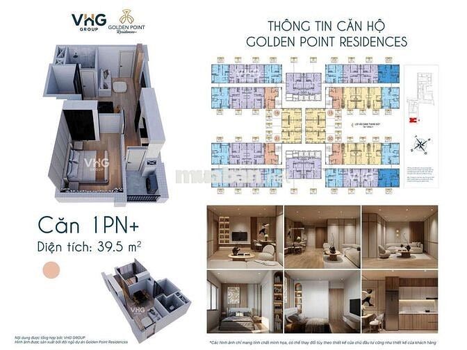 Bán chung cư nhà ở xã hội Golden Point Kiến An- Hải Phòng.
